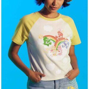Retired! Care Bears Rainbow Girls Raglan Baby T-Shirt